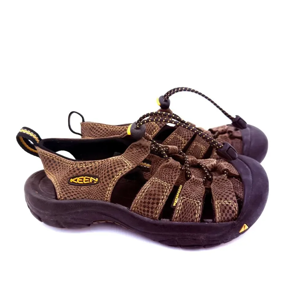 Keen Boys Newport Brown Waterproof Sandals Size 12